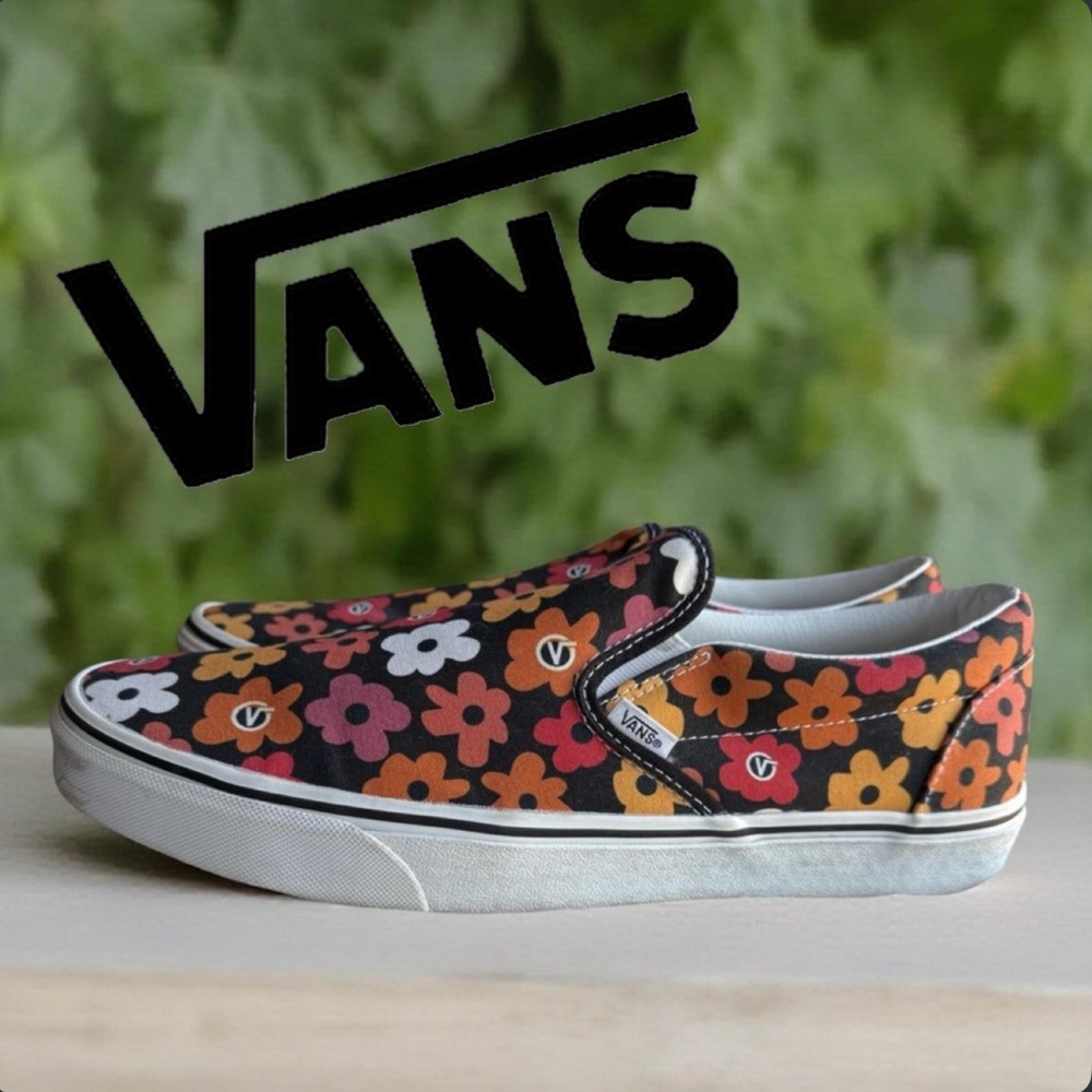 Vans Multicolor Floral Slip-On Sneakers